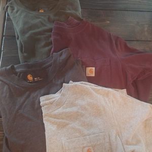 4 Carhartt Shirts womens M 8/10